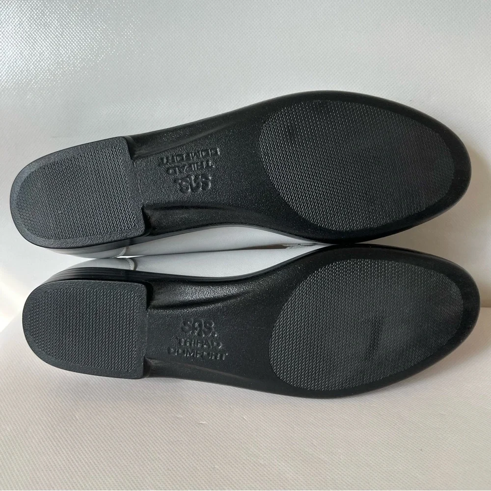 SAS Simplify Silver Grey Leather Slip On Loafers SLIM